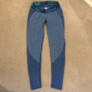 Blue Gymshark flex leggings